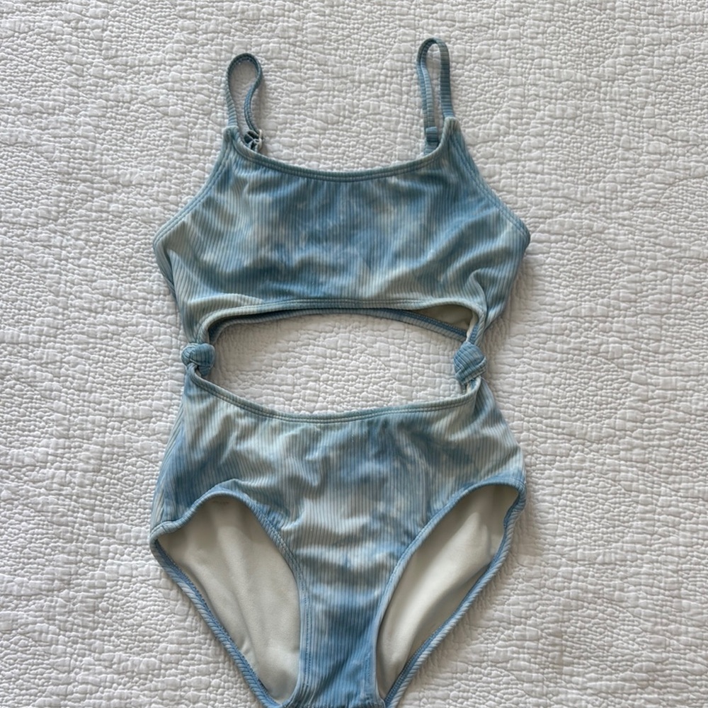 Art Class Blue and White Swimwear